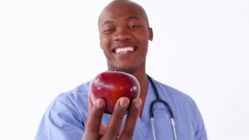 611994020-apple-fruit-practitioner-stethoscope-nurse
