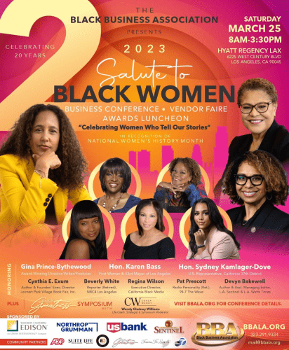image Black Business Association, Black Business Association 2023, Devyn Bakewell, Gina Prince-Bythewood, Mayor Karen Bass, Pat Prescott