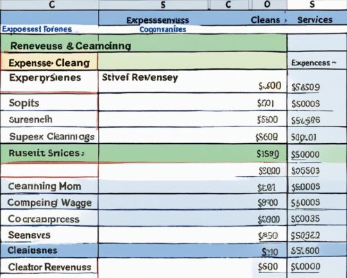cleaning company budget
