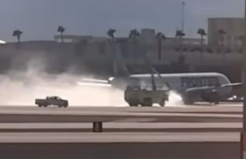 Las Vegas Runway Closed After Frontier Plane's Fiery Landing